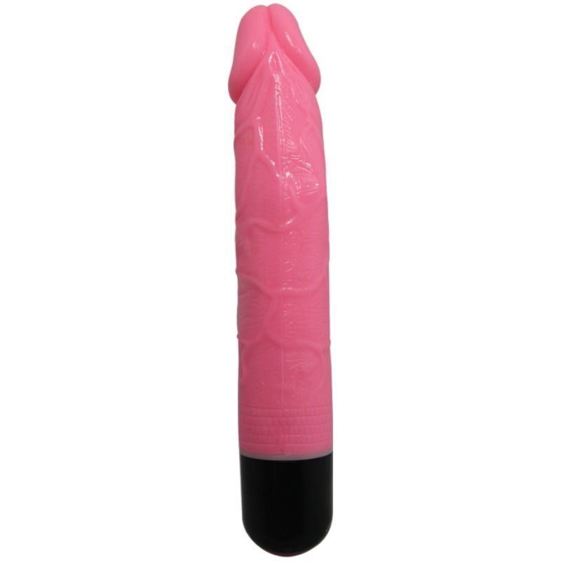 Baile Colorful Sex Realistic Vibrator Pink 23 Cm