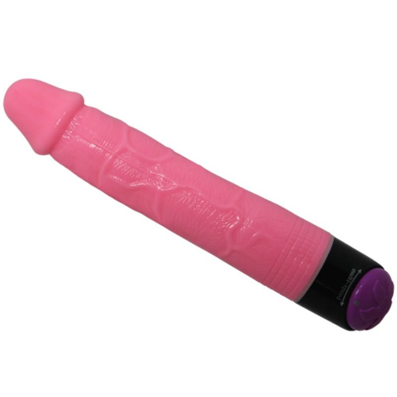 Baile Colorful Sex Realistic Vibrator Pink 23 Cm