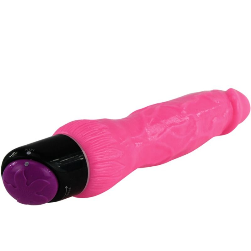 Baile Colorful Sex Realistic Vibrator Pink 24 Cm