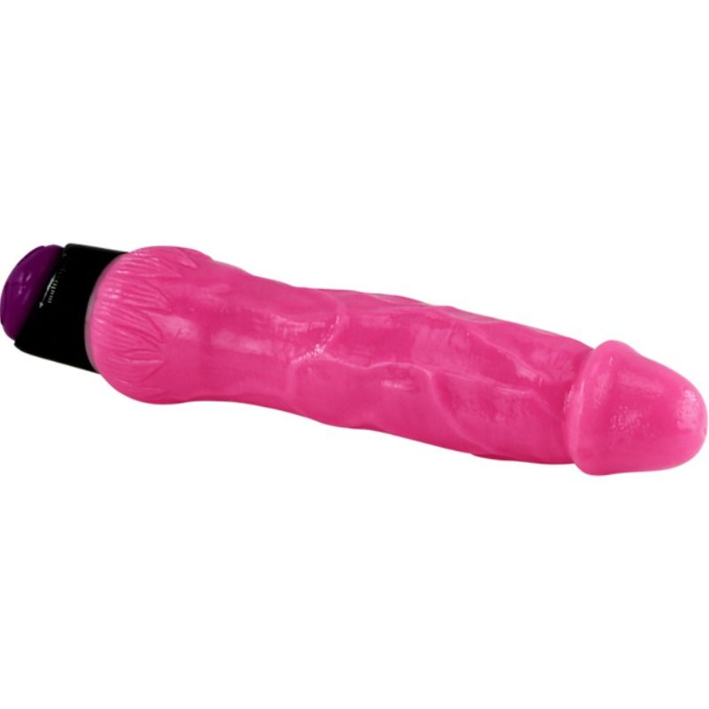 Baile Colorful Sex Realistic Vibrator Pink 24 Cm