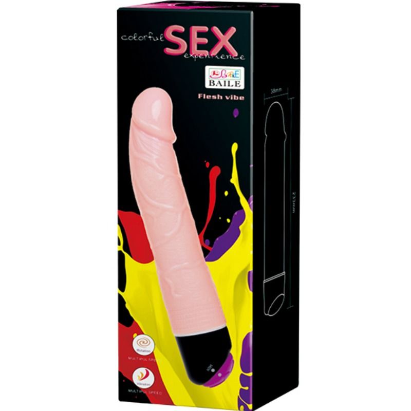 Baile Colorful Sex Vibration And Rotation 24 Cm