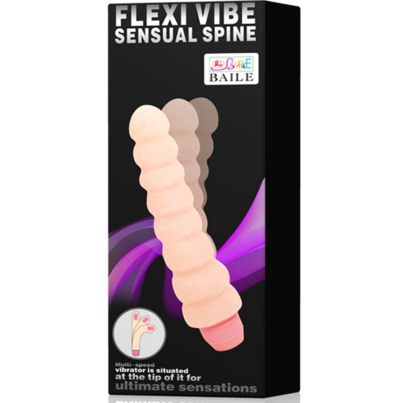 Baile Flexi Vibe Sensual Spine Flexible Vibrator 19 Cm