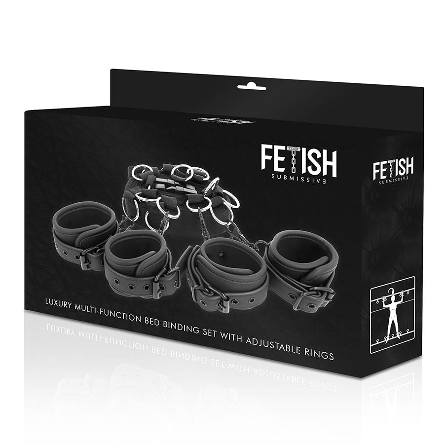 Fetish Submissive Bondage Fetish Submissive - Luxury Bed Ties Set With Noprene Lining