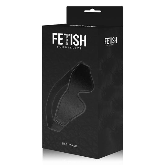 Fetish Submissive Bondage Fetish Submissive - Vegan Leather Mask With Noprene Lining