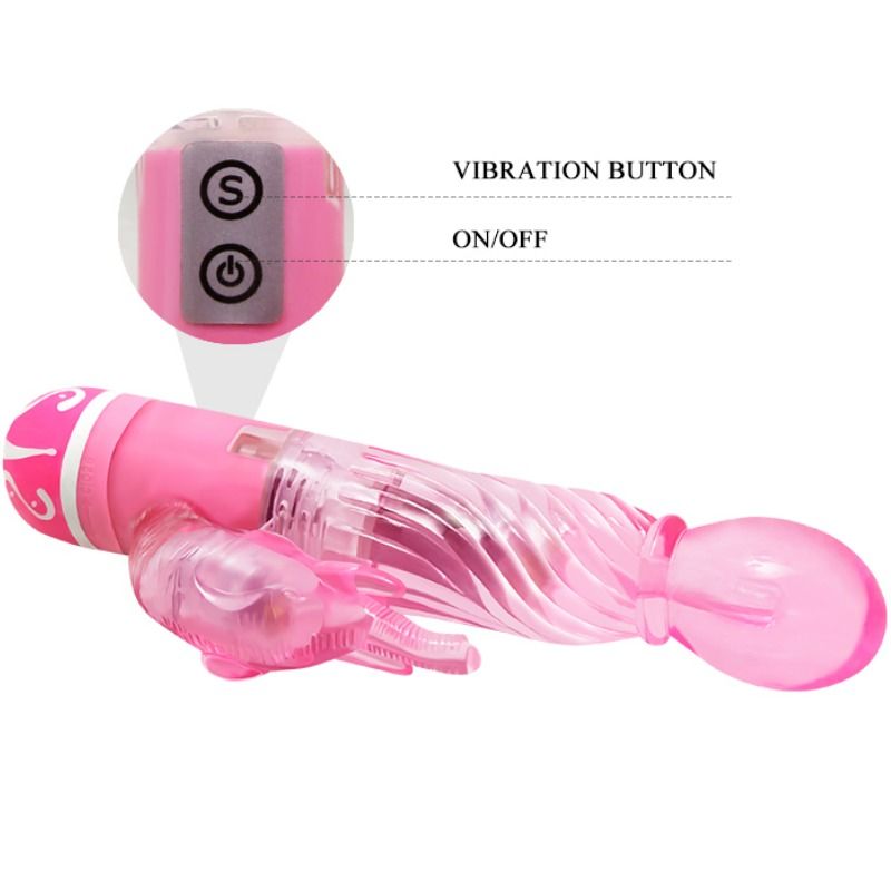 Baile Vibrators Baile - Multispeed Vibrator With Pink Stimulator
