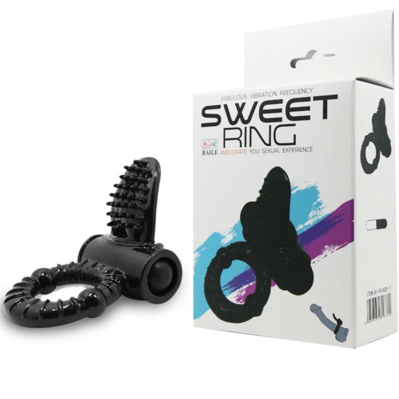 Baile For Him Baile - Sweet Ring Vibrating Ring With Textured Rabbit