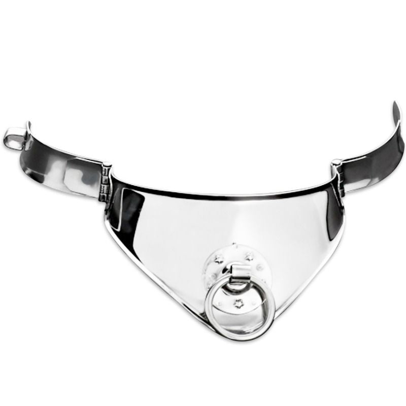 Metal Hard Restraint Collar With Ring And Padlock 12.5 Cm