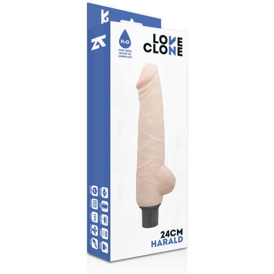 Loveclone Harald Self Lubrication Vibrator 24 Cm -O- 4 Cm