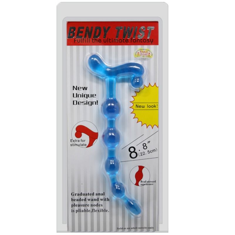 Baile Anal Baile - Bendy Twist Blue Anal Balls