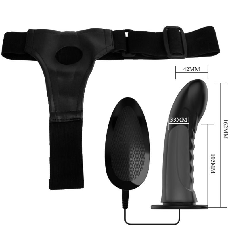 Pretty Love Marvin Strap On With Vibration And Hollow Dildo