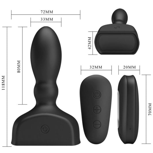 Pretty Love Marriel Prostatic Vibrator And Inflatable