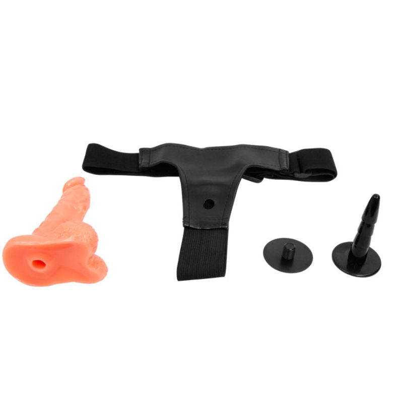 Baile Harness Collection Baile - Harness With Realistic Penis And Ultra Passionate Adjustable Panties 15.5 Cm