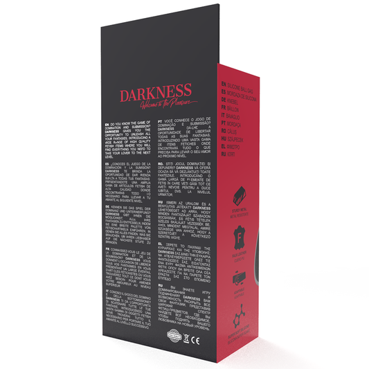 Darkness Bondage Darkness - Black Silicone Gag