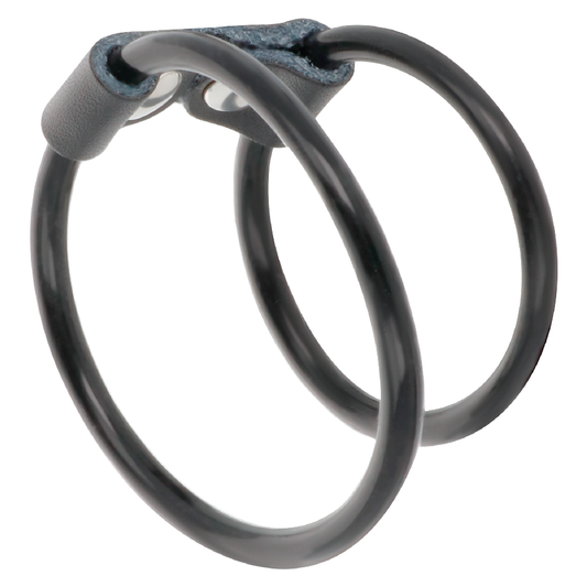 Darkness Sensations Darkness - Double Flexible Penis Ring