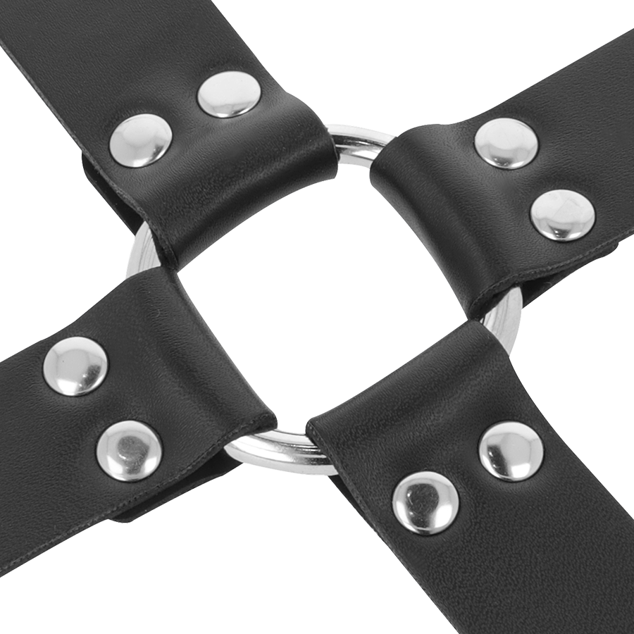 Darkness Bondage Darkness - Leather Handcuffs For Foot And Hands Black