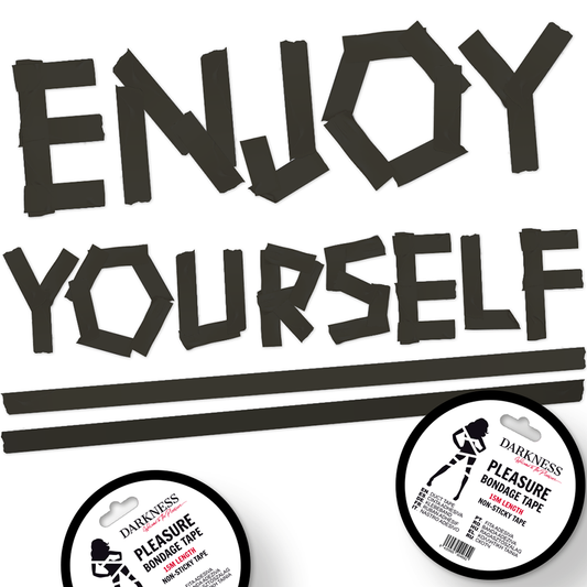 Darkness Bondage Darkness - Non-Sticky Black Bondage Tape 15M