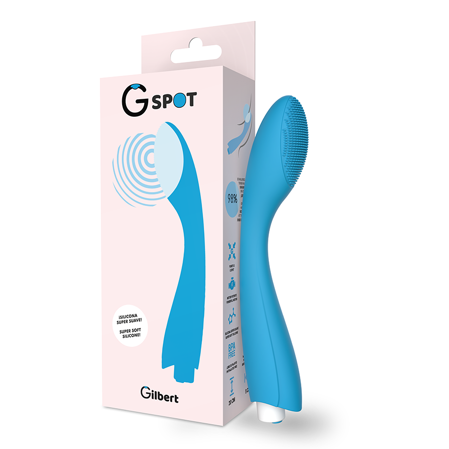 G-Spot Gylbert Turquoise Blue G-Spot Vibrator
