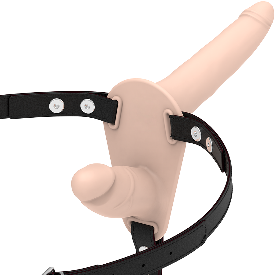 Fetish Submissive Harness Double Penetration Flesh