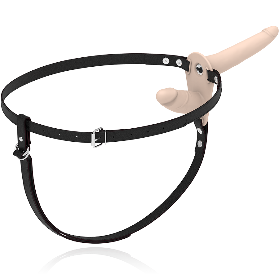 Fetish Submissive Harness Double Penetration Flesh Up Vibrator