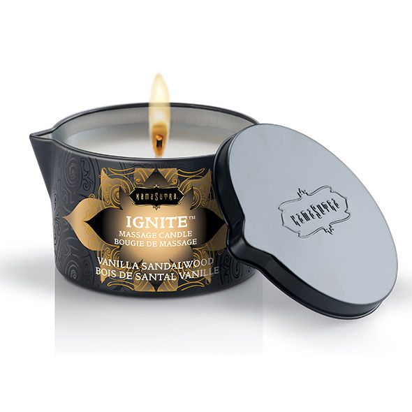 Kamasutra Cosmetics Kamasutra - Vanilla And Sandalwood Massage Candle 170 Gr