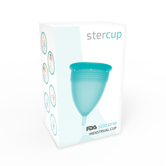 Stercup Fda Silicone Menstrual Cup Aquamarine - Size S