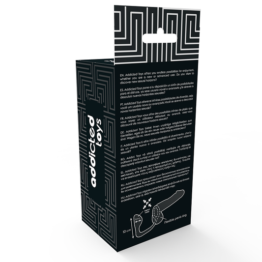 Addicted Toys Anal Plug With Black Penis Ring