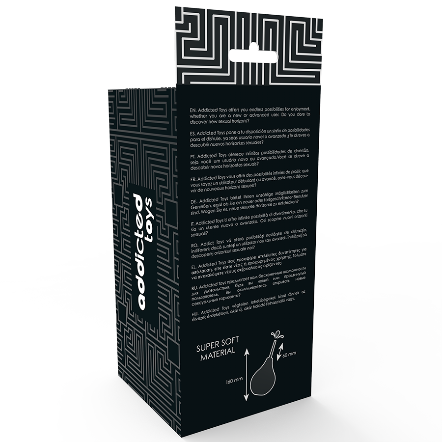 Addicted Toys Adiccted Toys - Anal Douche Black