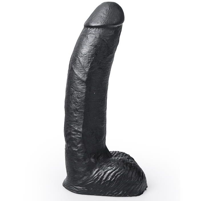Hung System Realistic Dildo Black Color George 22 Cm