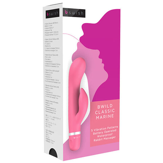 B Swish Bwild Classic Marine Rabbit Vibrator Guava