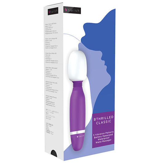 B Swish Bthrilled Classic Lilac Massager
