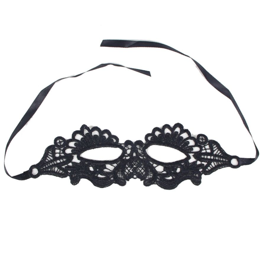 Queen Lingerie Black Mask One Size