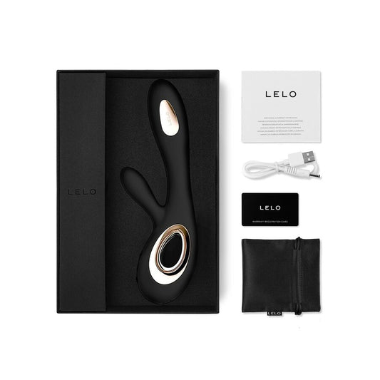 Lelo Soraya Wave Vibrator Rabbit Black