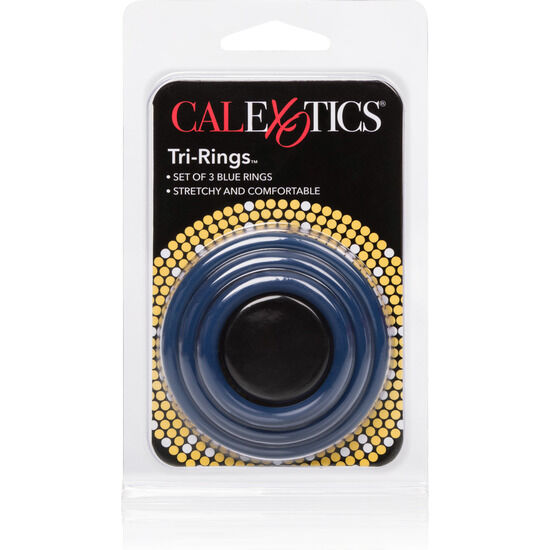 Calexotics Tri-Rings Blue
