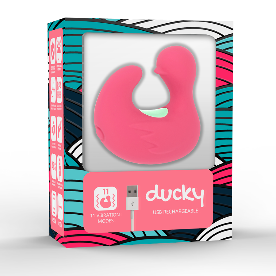 Happy Loky Duckymania Rechargeable Silicone Stimulator Finger