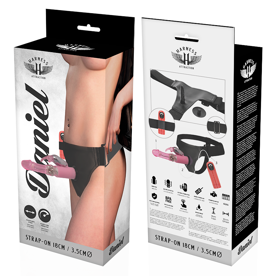 Harness Attraction Rnes Daniel With Vibration And Rotation 18 Cm -O- 3.5 Cm