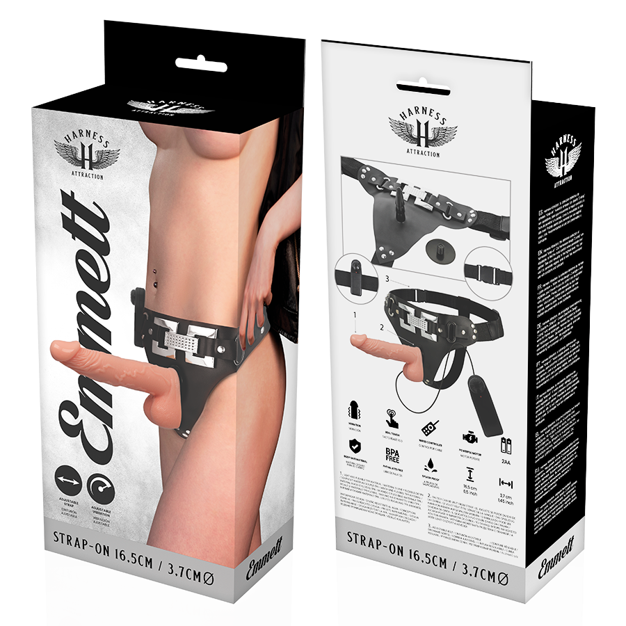 Harness Attraction Rnes Emmett Realistic Vibrator 16.5 Cm -O- 3.7 Cm