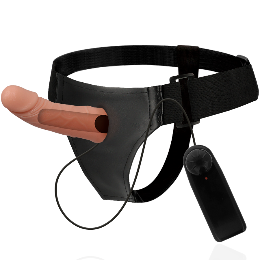 Harness Attraction Rnes Hollow Frames With Vibrator 15 Cm -O- 5 Cm