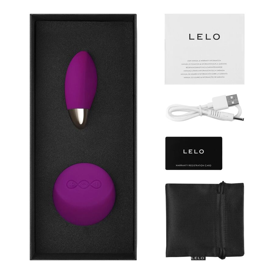 Lelo Lyla 2 Insignia Design Edition Purple Massager Egg