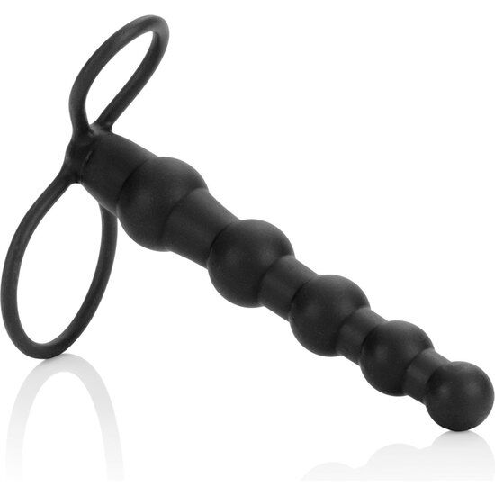 Calexotics Beaded Dual Penetrator Black