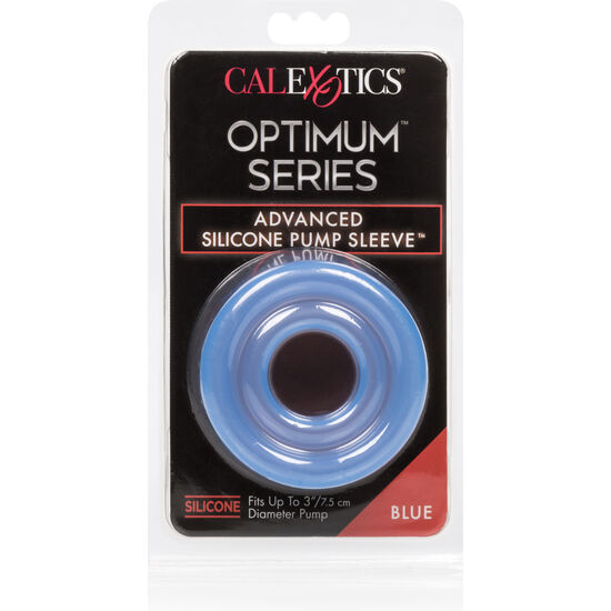Calexotics Adv Silicone Pump Sleeve Blue
