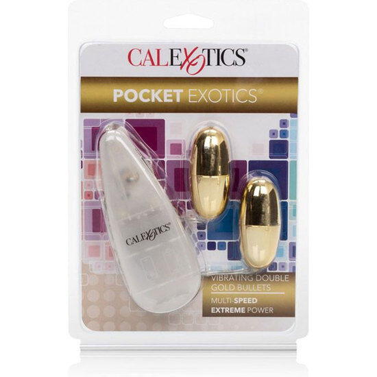 Calexotics Vibrating Bullets Gold Duo