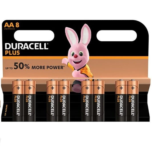 Duracell Plus Power Battery Aa Lr6 8Units