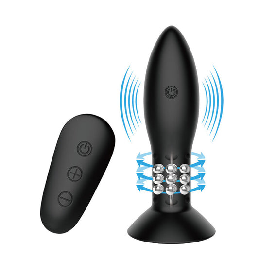 Mr Play Plug With Black Rotating Balls Remote Control