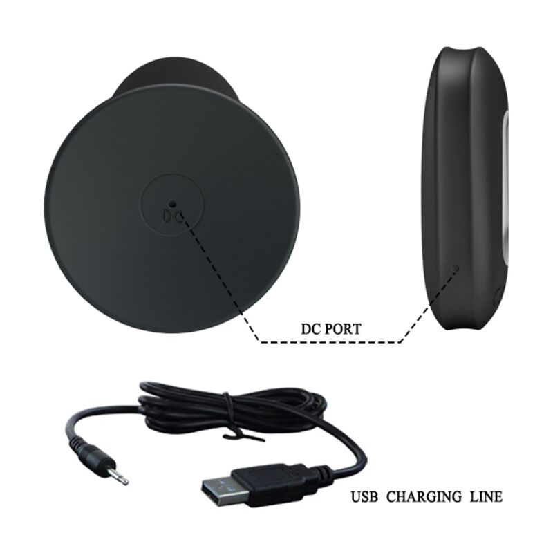 Mr Play Anal Plug With Vibration Black Remote Control