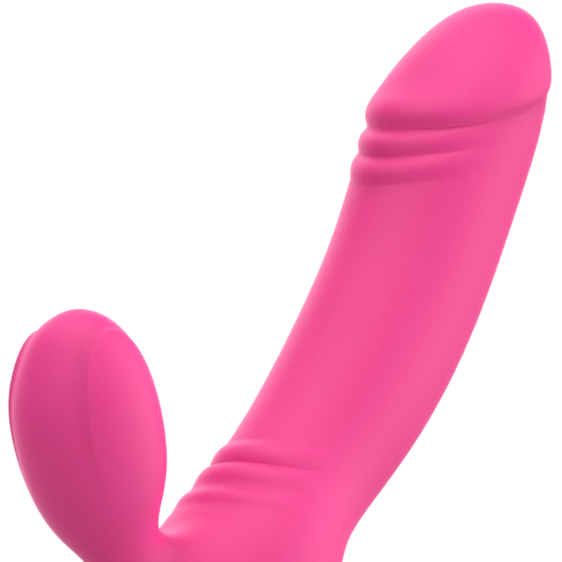 Ohmama Vibrators Ohmama - Bix Double Stimulation Vibrator Xmas Edition Pink