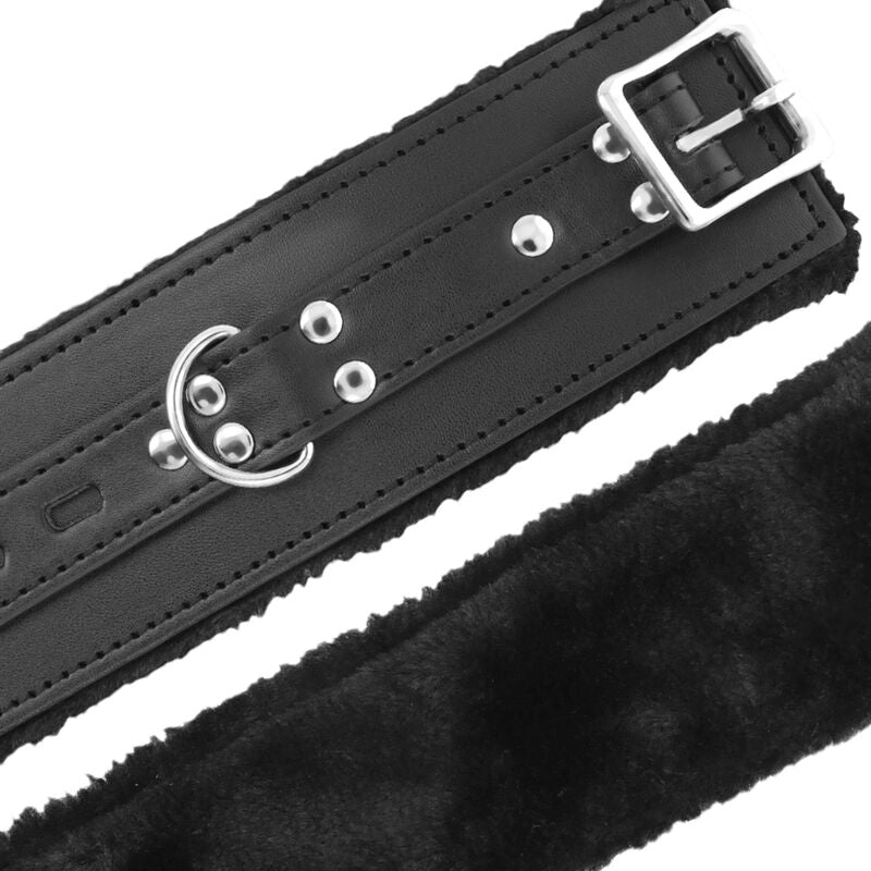 Darkness Bondage Darkness - Black Lined Bdsm Handcuffs