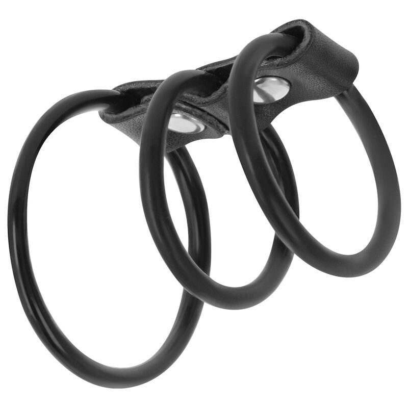Darkness Bondage Darkness - Set Of 3 Flexible Penis Rings