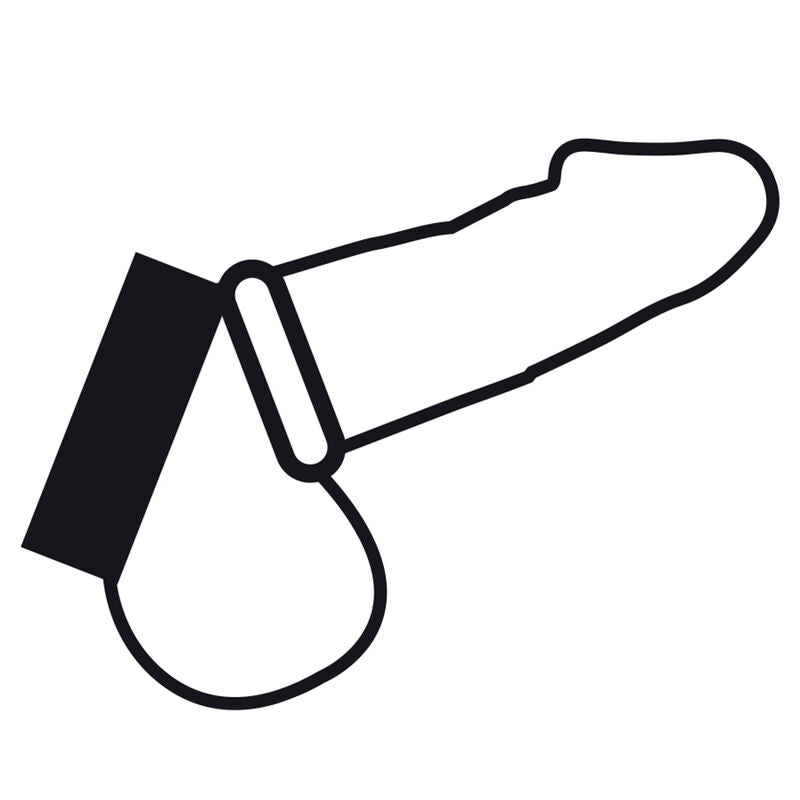 Darkness Bondage Darkness - Metal Ring For The Penis And Testicles