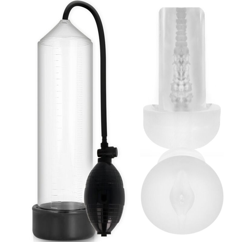 Pump Addicted Rx3 Transparent With Pleasure Sleeve