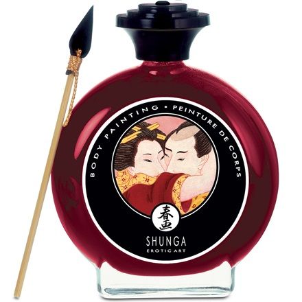 Shunga Massage Cream Shunga - Strawberry And Cava Body Painting